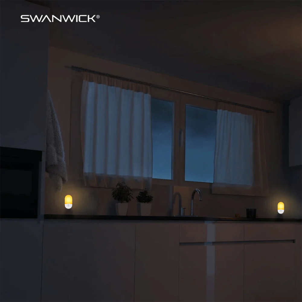 Anti-Blue LED Night Light Motion Sensor - Amber - Image 8